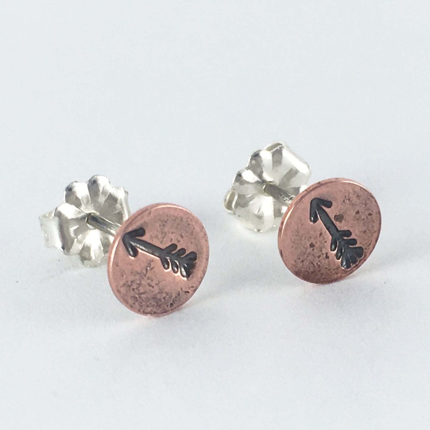 Copper Arrow Studs