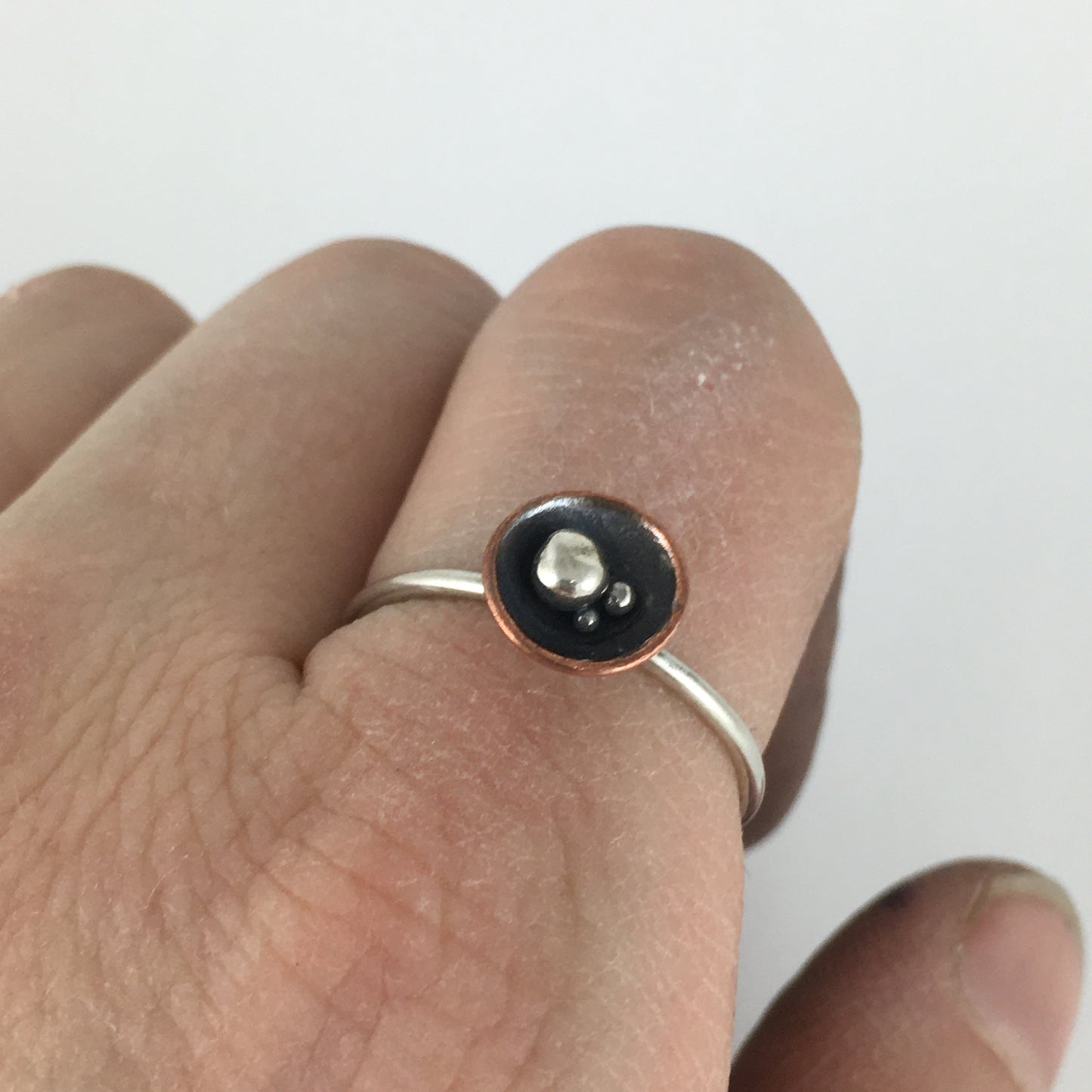 Copper Nest Ring: Small
