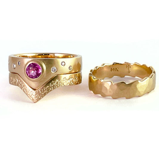Kelly & Adena's Legacy Wedding Rings