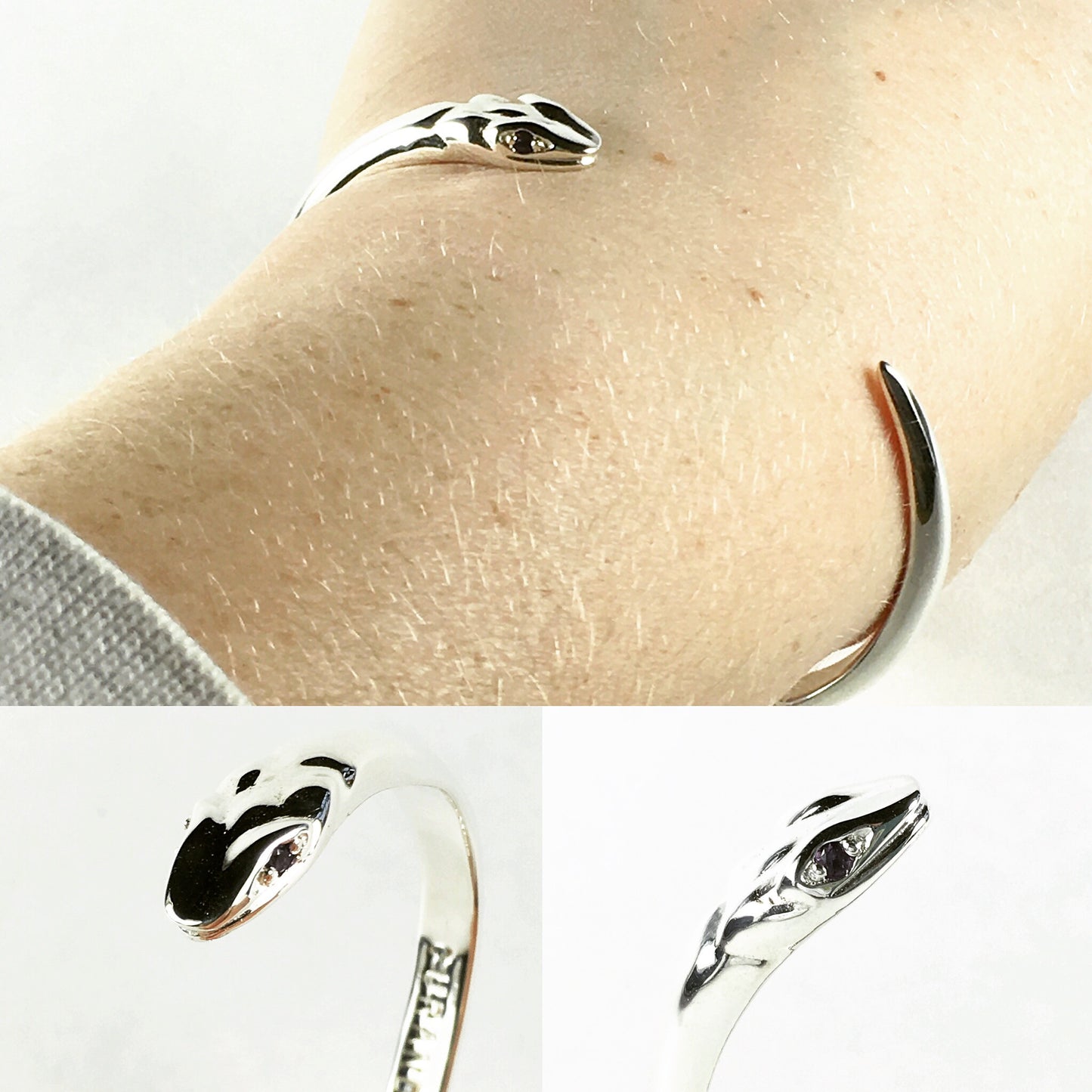 Sterling Silver Snake Bracelet