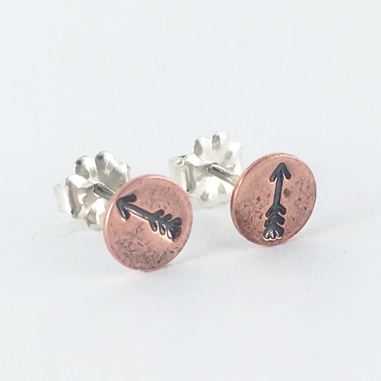 Copper Arrow Studs