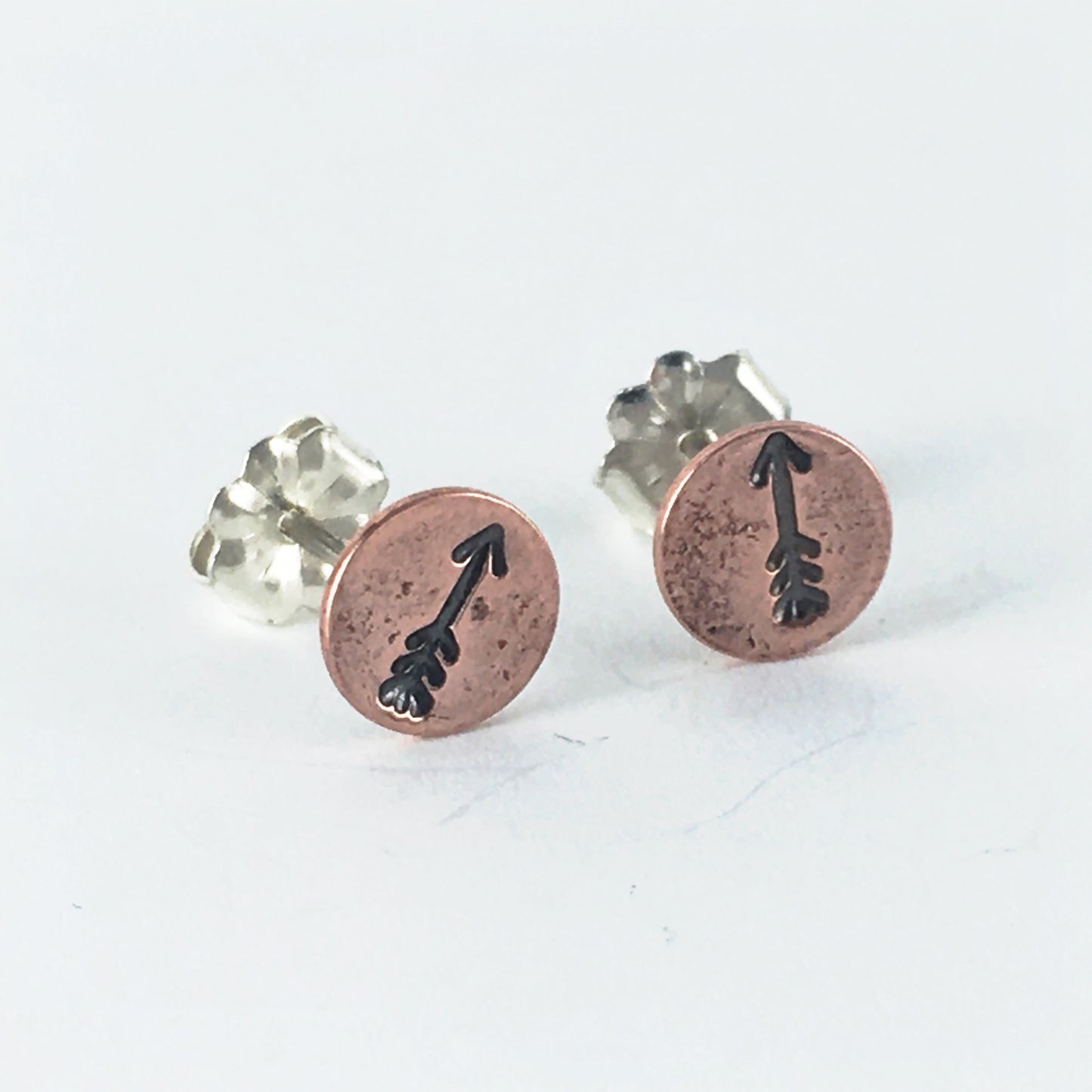 Copper Arrow Studs