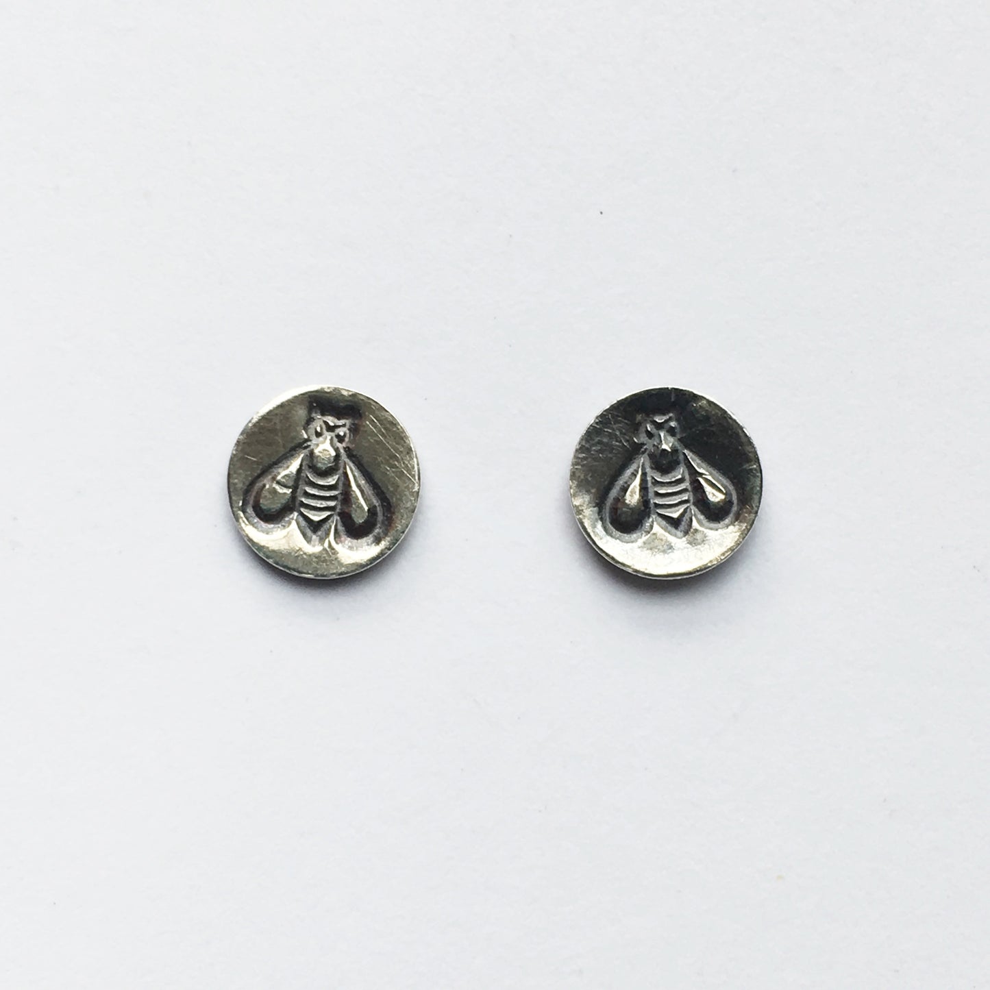 Sterling Bee Studs