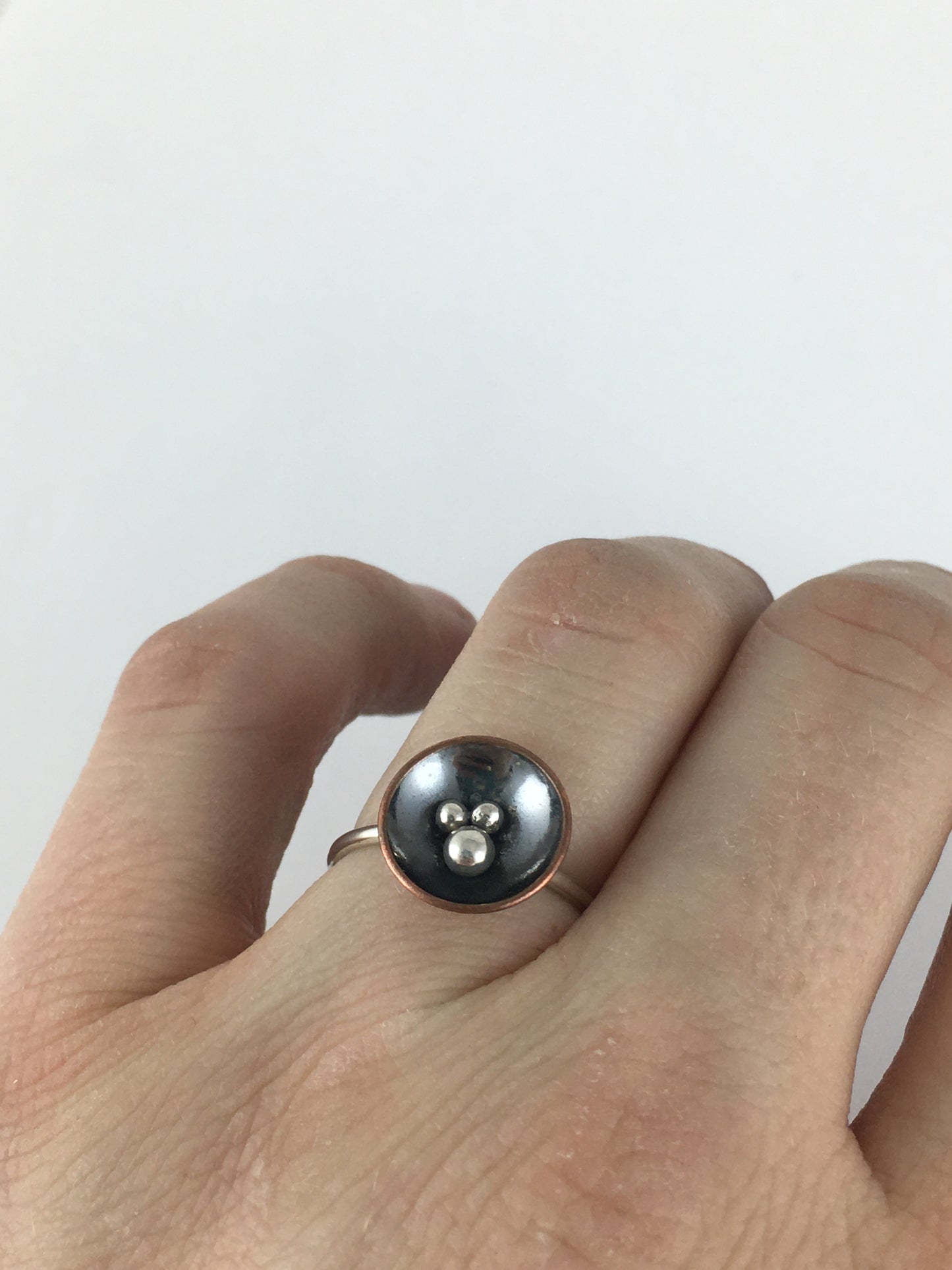 Copper Nest Ring: Medium