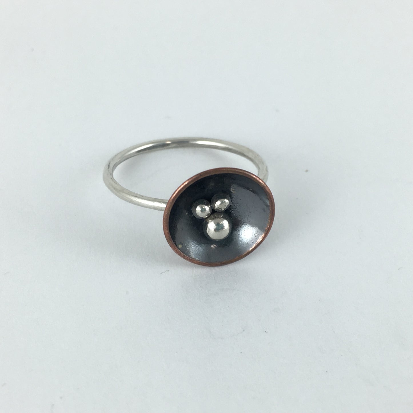 Copper Nest Ring: Medium