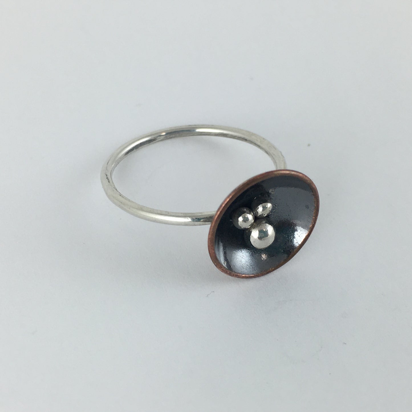 Copper Nest Ring: Medium