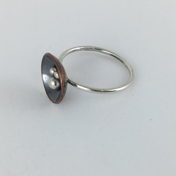 Copper Nest Ring: Medium