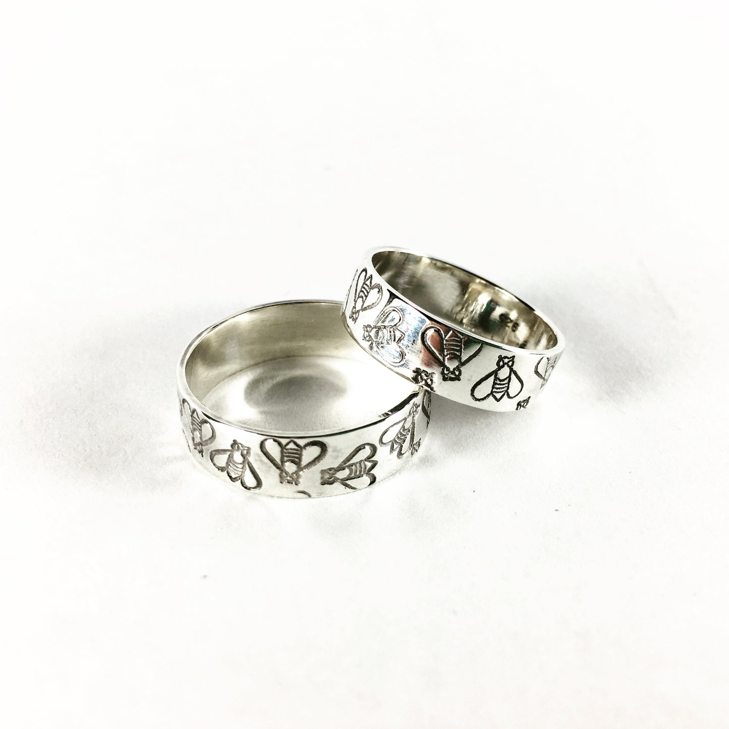 Silver Bee Ring